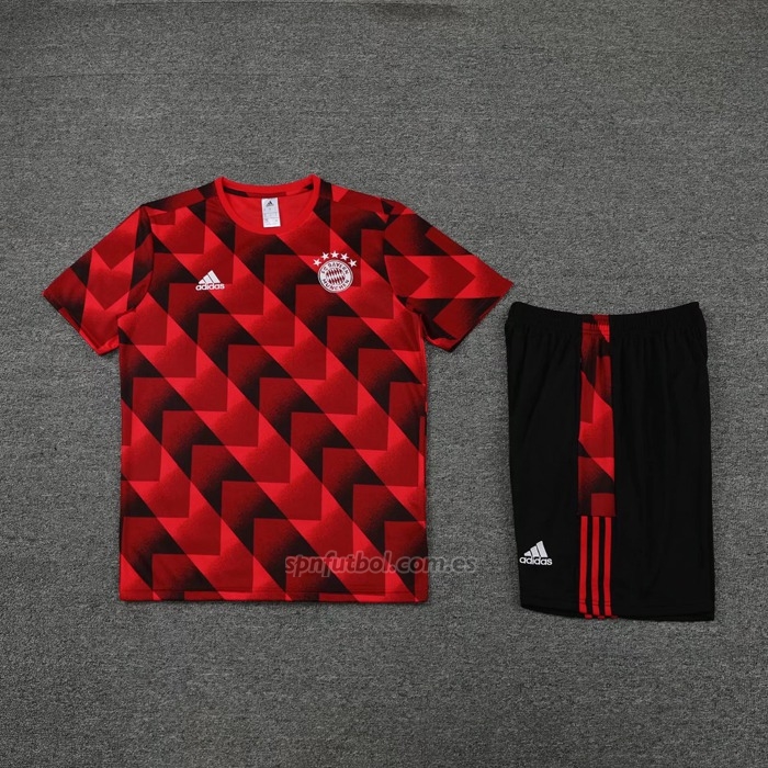 Chandal del Bayern Munich Manga Corta 2022-2023 Rojo - Pantalon Corto